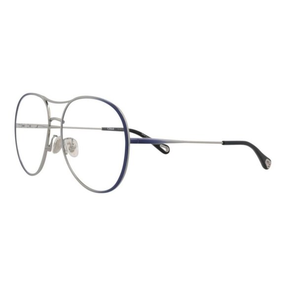 Chloé Womens Aviator Blue Blue Transparent Fashion Designer Eyewear - Picture 1 of 4